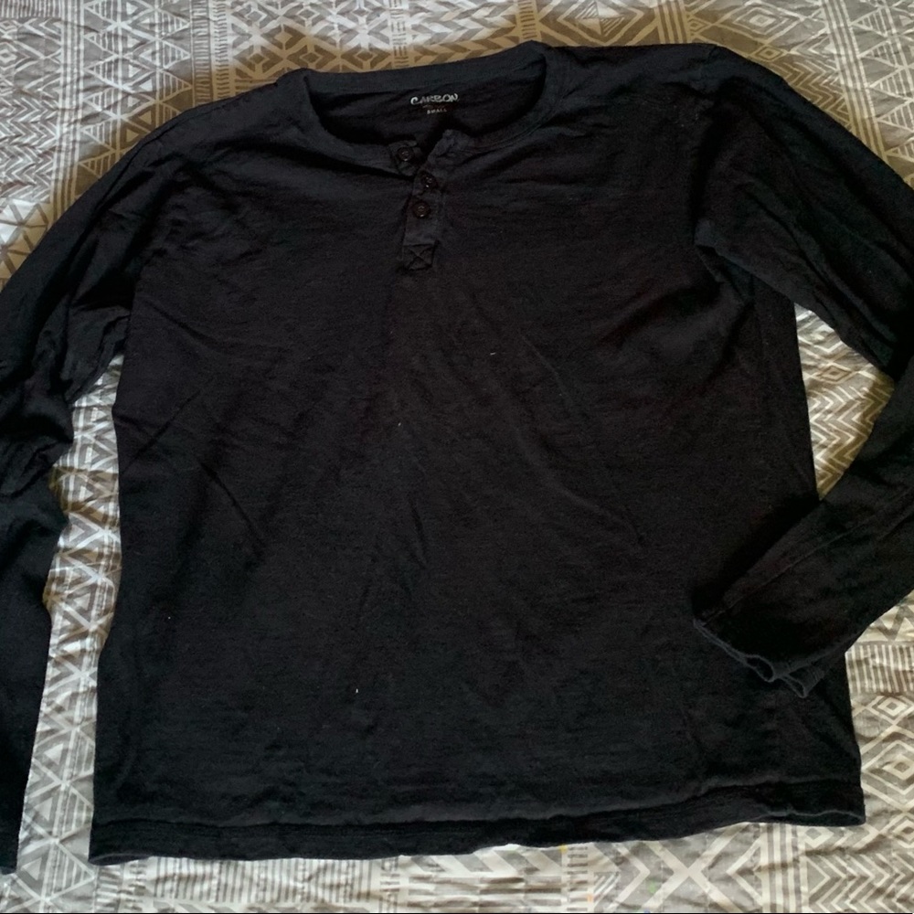 Black Carbon long sleeve shirt